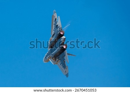 The Flight of the FELON. Su-57 "Felon" prototype pulling "g"s