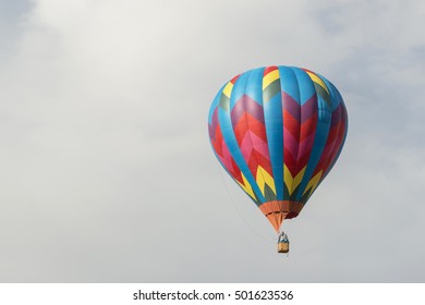 Flight On A Hot Air Gas Balloon