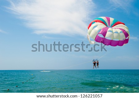Flight to parachute