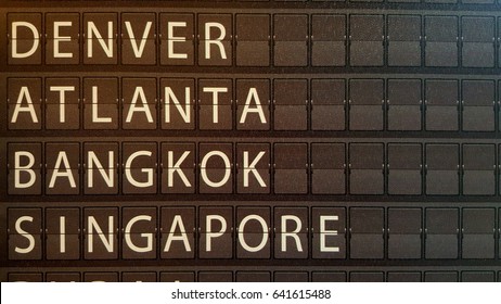 flight schedule