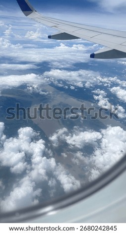Flight view belongs below visible to see nature formation like rivers 