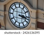 flinders street railway station, decretive clock tower, Melbourne. Victoria, Australia 
