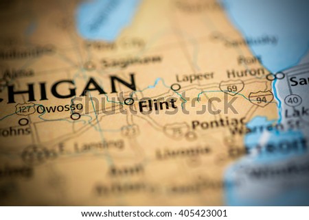 Flint. Michigan. USA