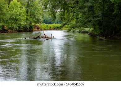 The Flint River In North Alabama Near Huntsville