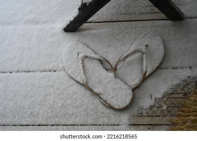 Flip Flops In The Snow