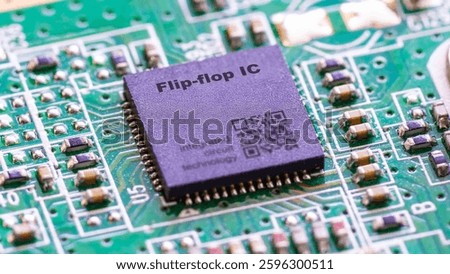 Flip-flop IC Stores a single bit of data for sequential logic circuits. integrated circuits ICs