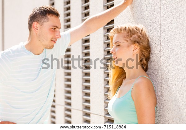 Flirt Love Passion Concept Man Flirting Stock Photo Edit Now