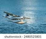 A Float plane taking off from Vancouver, British Columbia, Canada