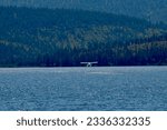 float planes in Montana on Lake Mary Ronan