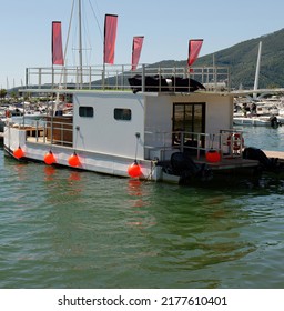 Floating Bar In The Harbour Of La Spezia