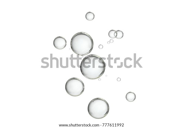 Floating Bubbles Isolated Over White Background Stock Photo (Edit Now ...