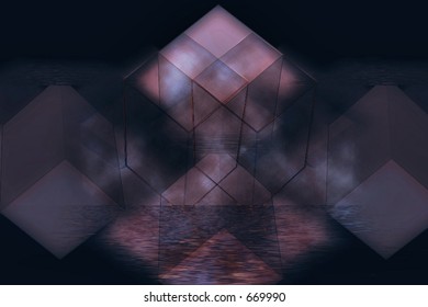 Floating Cubes-3