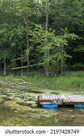 A Floating Dock By The Lake Champlain Maritime Museum