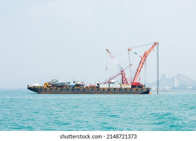 Floating Dock Crane Derrick, Derrick Crane For Offshore Service