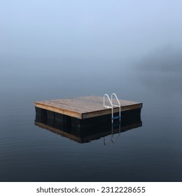 Floating dock on Canadian waters - Powered by Shutterstock