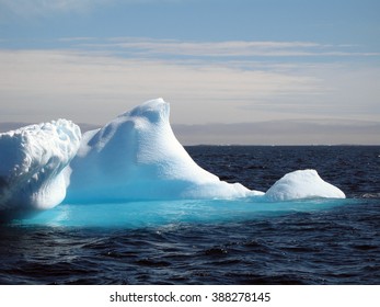 floating iceberg in atlantic waters - Shutterstock ID 388278145