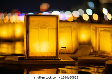 The Floating Lamp is a type of lamp that floats on the surface of the water. ( river lamp or lake lamp or lantern floating )