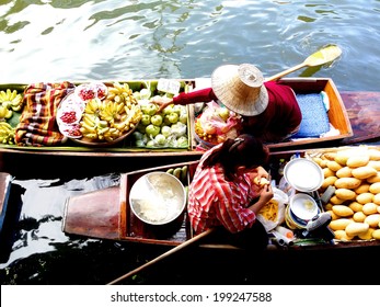 Floating Market In Thailand