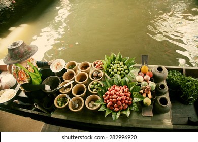 Floating market, Thailand 