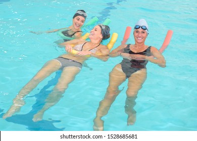 Floating On A Pool Noodle