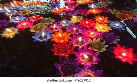 Floating Pray Candle Stock Photo 776227912 