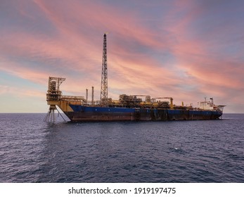 Floating Production Storage And Offloading FPSO Vessel, Oil And Gas Indutry