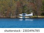 Floatplane taking off from Lake St. John