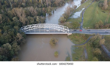 flood in czech republic water river dramatic