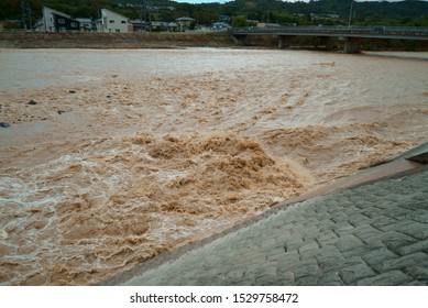 Flood Damage Caused By Typhoon 19 