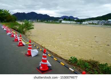 Flood Damage Caused By Typhoon 19 