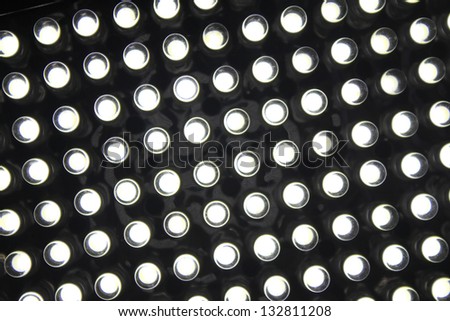 flood light with multiple white led lights
