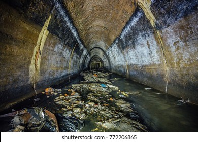 The Long Forgotten Underground [Lexi] Flooded-by-dirty-industrial-wastewater-260nw-772206865