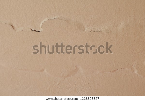 Flooded Cracked Plaster On Ceiling Stock Photo Edit Now