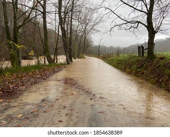 Flooded Road - Montgomery County, VA