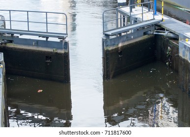 Floodgate In Hamburg, Germany