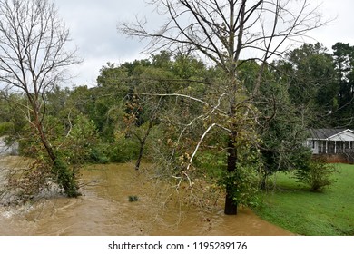 Flooding Due To Hurricane Florence North Carolina