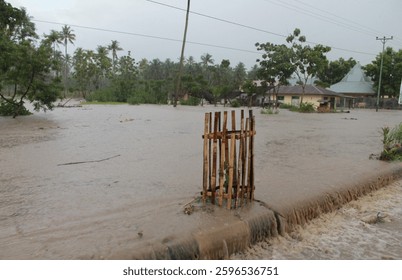 flooding in Gorontalo district due to heavy rain in 2012