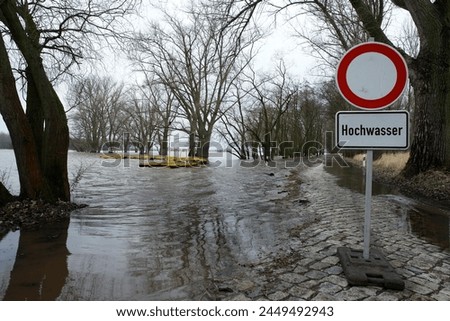 Flooding strikes Northern Saxony-Anhalt, Germany's Elbe-Havel region. Communities brace as rivers breach banks, inundating wide areas. Urgent response efforts underway to mitigate impact.