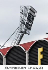 Floodlights Above Vicarage Road Stadium, Watford