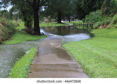 Flood-waters From The Bellinger River