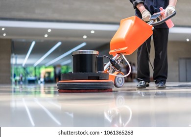 Floor Care And Cleaning Services With Washing Machine