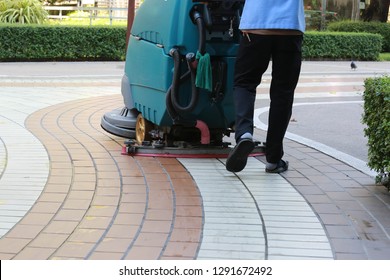 Floor Cleaning Machine Hospital Area.