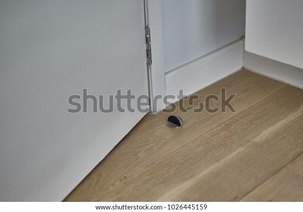 Floor Mounted Door Stopper Stock Photo Edit Now 1026445159