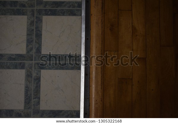 Floor Transition Piece Backgrounds Textures Stock Image