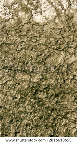 The floor underneath the water of the Trinity River in Fort Worth, Texas, USA.