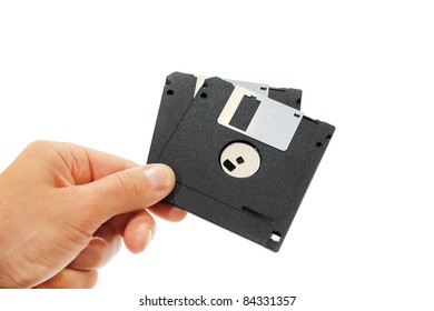floppy disk in your hand
