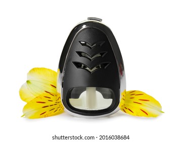 Floral Car Air Freshener On White Background