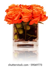 Floral Centerpiece With Reflection