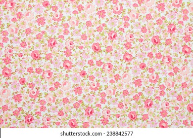 Floral Fabric Background