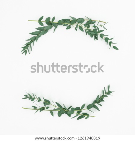 Similar – 8 with green flowers and leaves